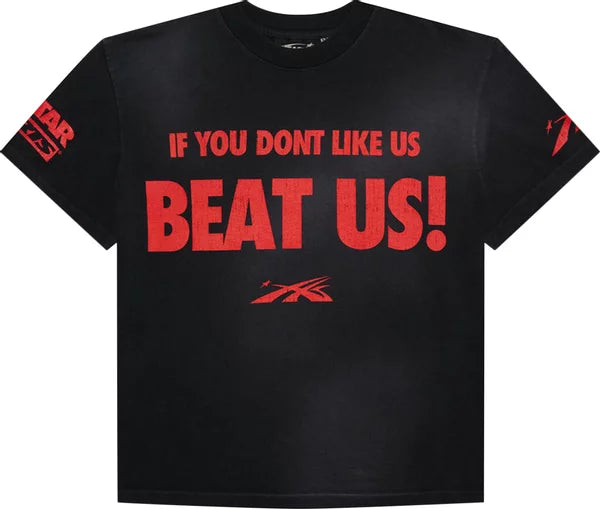 Hellstar - Beat Us! T-Shirt 'Black/Red'