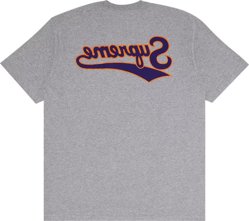 Supreme Backwards Tee Heather Grey