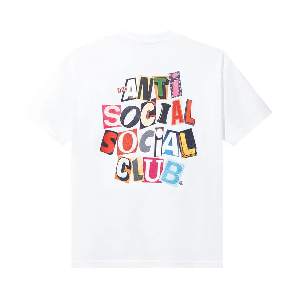 Anti Social Social Club Tee - Torn Pages Of Our Story 'White'