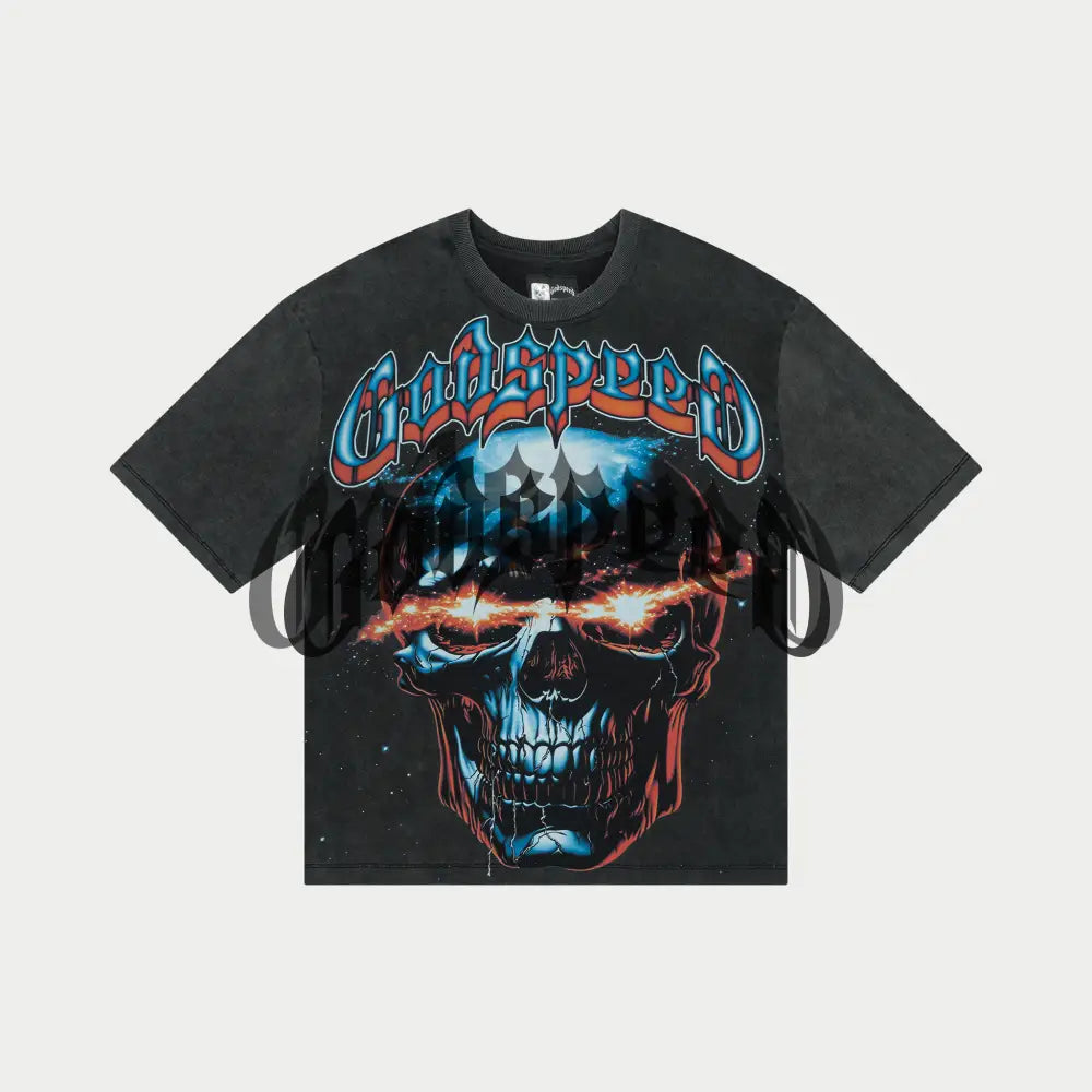 Godspeed Galaxsee T shirt- Grey Wash