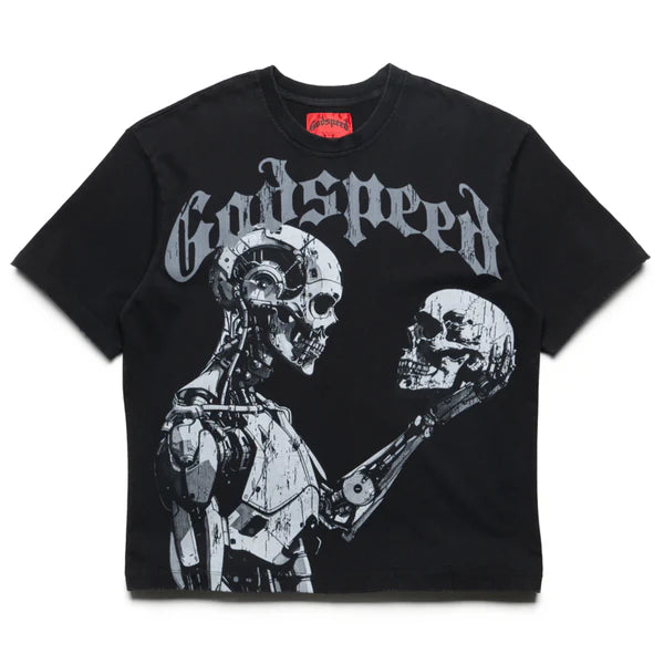 Godspeed New York Mankind vs AI Tee - Black/Grey