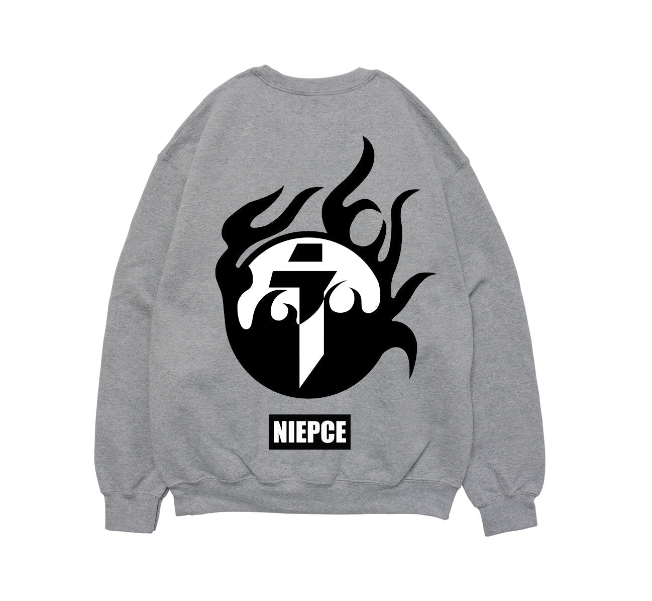 I-Tech Yin Yang Flames Crewneck