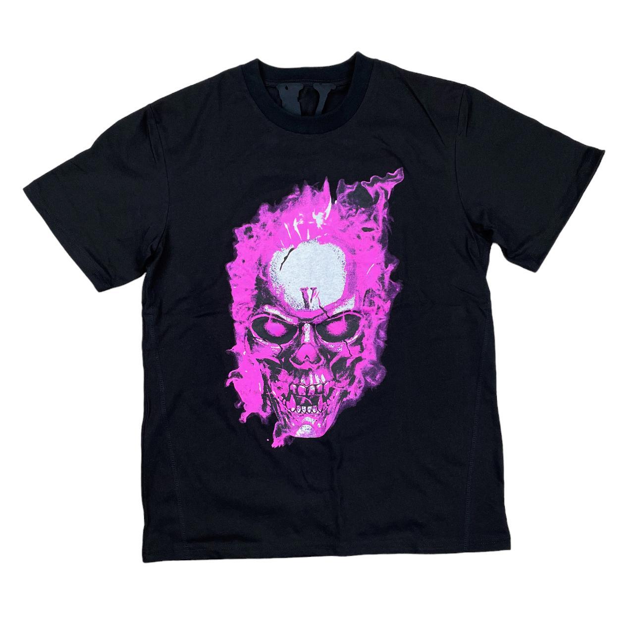 VLone shirt purple skull
