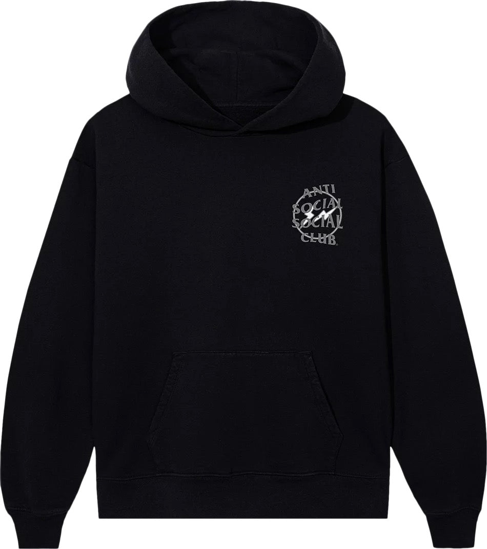 Anti Social Social Club x Fragment - Design Logo Hoodie 'Black'