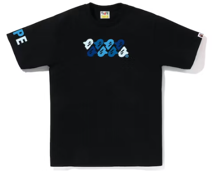 BAPE - ABC Camo Tee Black/Blue