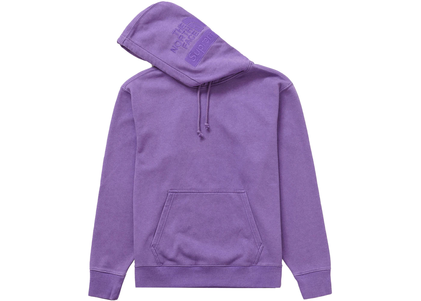 Supreme - x The North Face Pigment Printed Hooded Sweatshirt 'Purple'