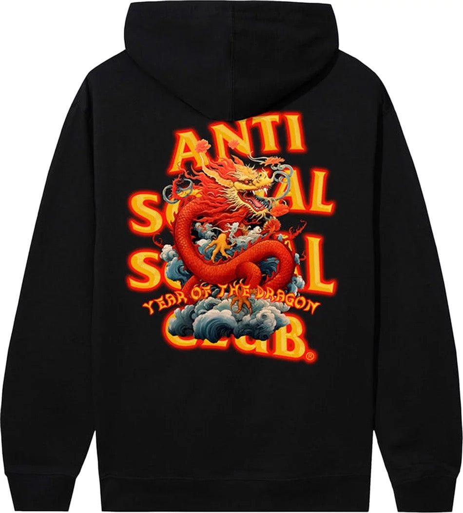 Anti social social club hoodie clearance dragon