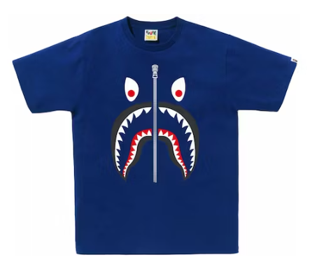 BAPE - Mad Shark Tee 'Blue'