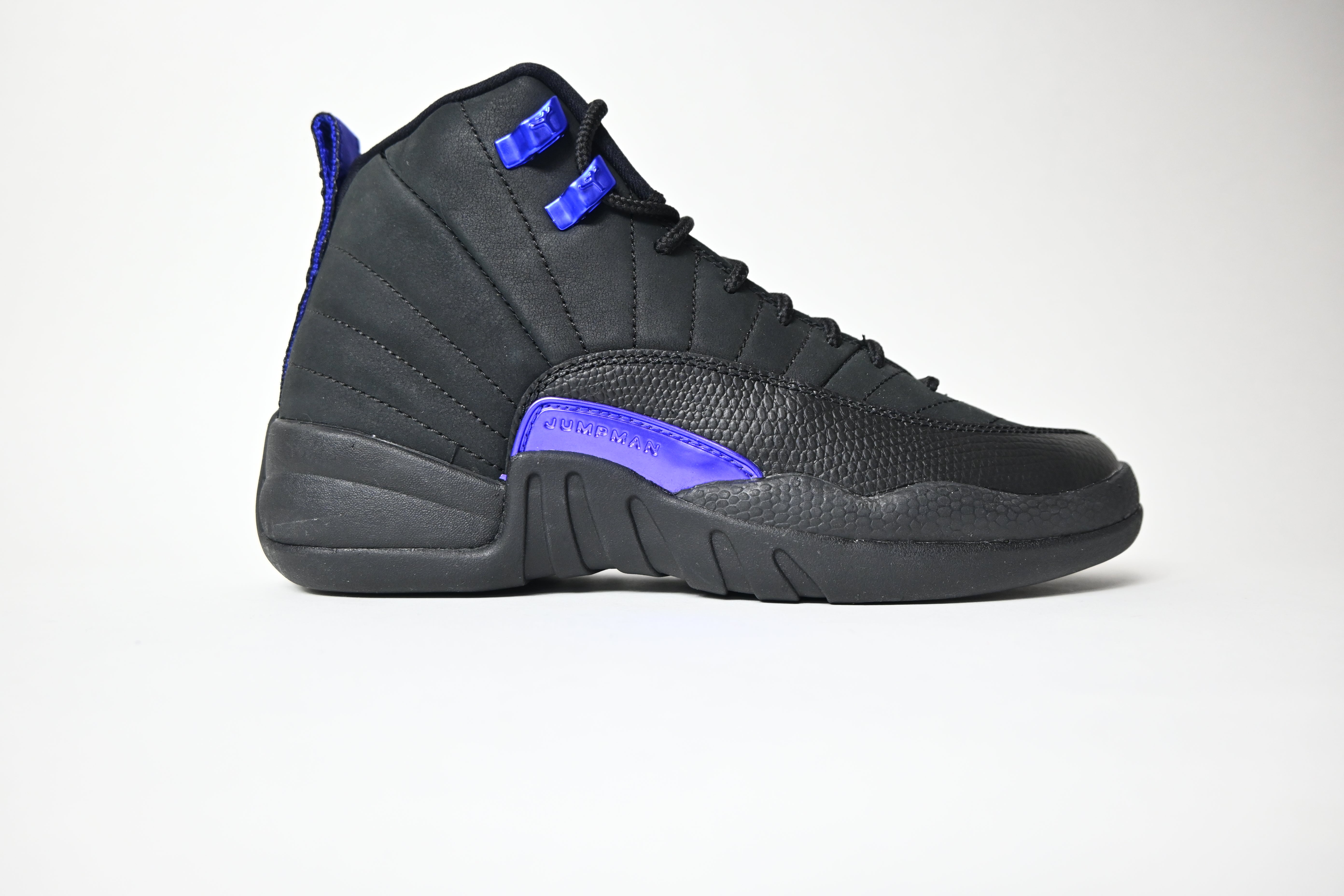 Jordan 12 Retro Black Dark Concord (GS) - DH0905-005