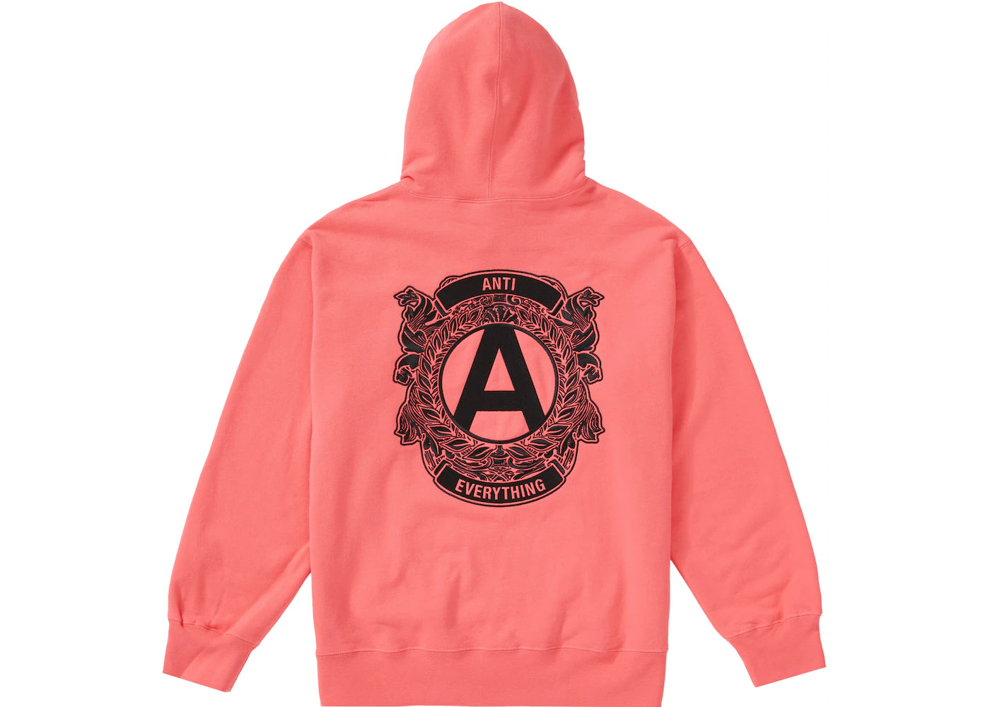 Supreme - Anti Hooded Sweatshirt 'Bright Coral'