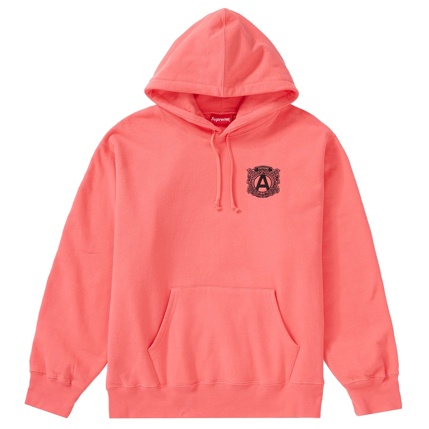 Supreme - Anti Hooded Sweatshirt 'Bright Coral'