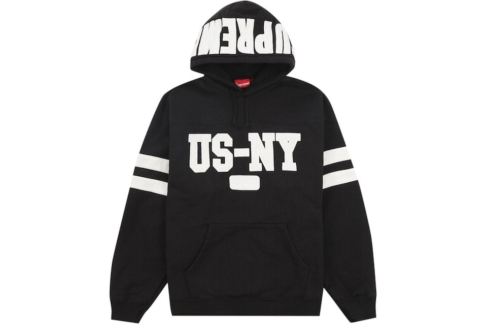 Supreme - US-NY Hooded Sweatshirt 'Black'