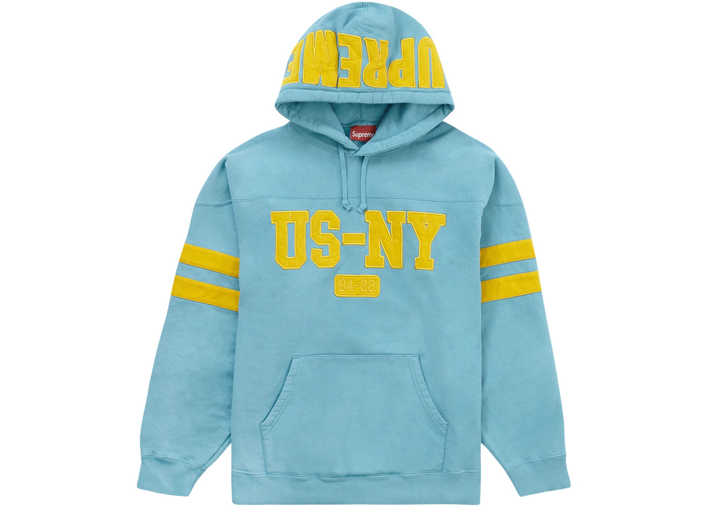 Supreme - US-NY Hooded Sweatshirt 'Light Aqua'