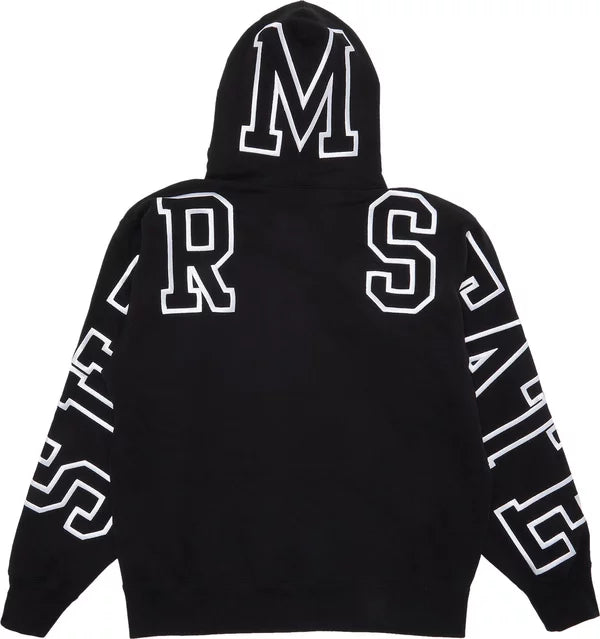 Supreme - State Hooded Sweatshirt 'Black'