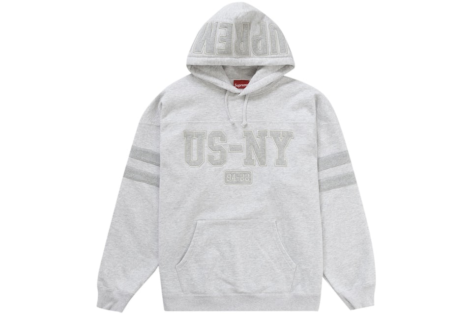 Supreme - US-NY Hooded Sweatshirt 'Ash Grey'