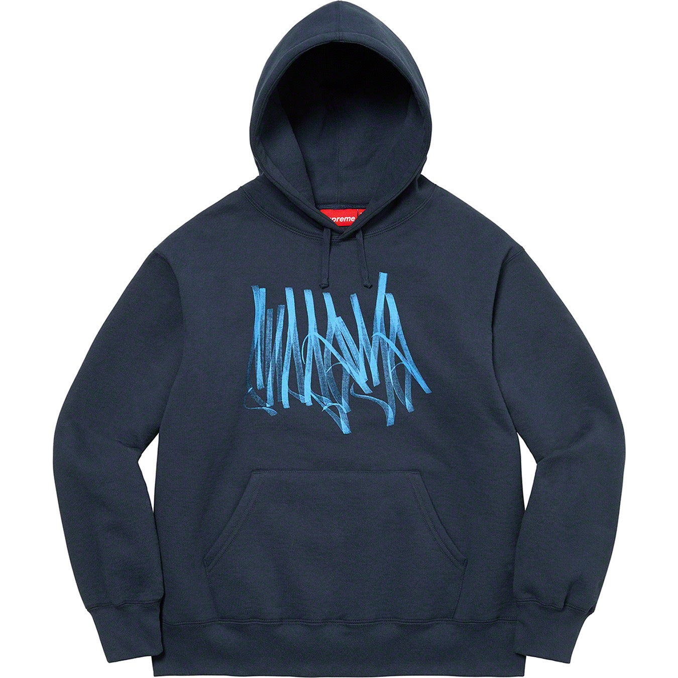 Supreme - Tag Hooded Sweatshirt 'Navy'