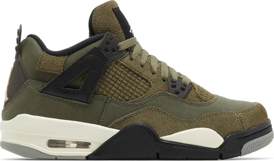 Jordan 4 Retro SE Craft Medium Olive (GS) -  FB9928-200