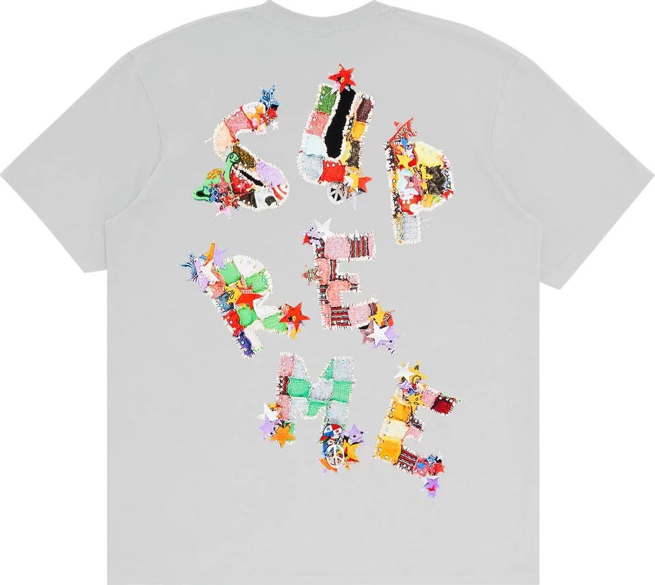 Supreme - Patchwork Tee 'Cement'