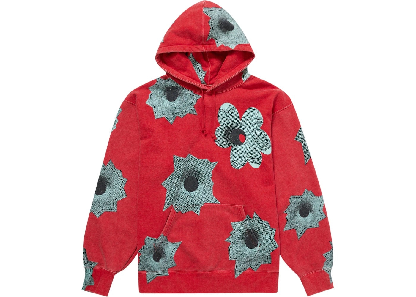 Supreme - Nate Lowman Hooded Sweatshirt 'Red'