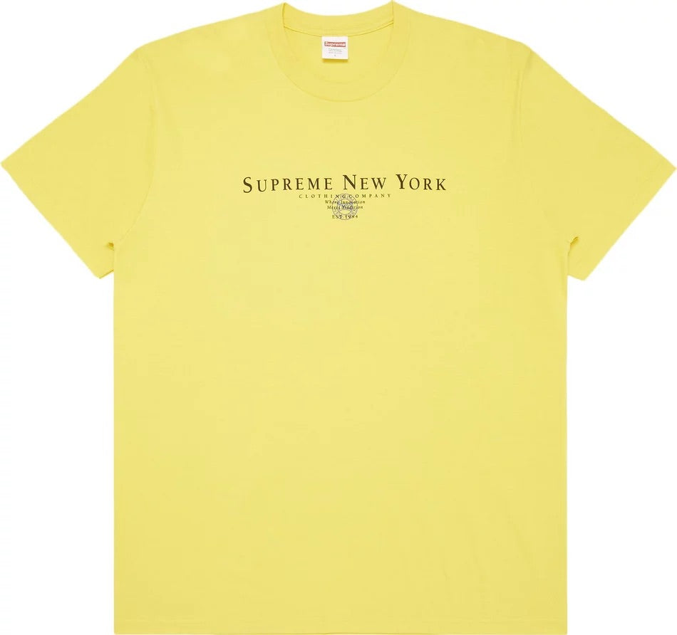 Supreme - Tradition Tee 'Yellow'