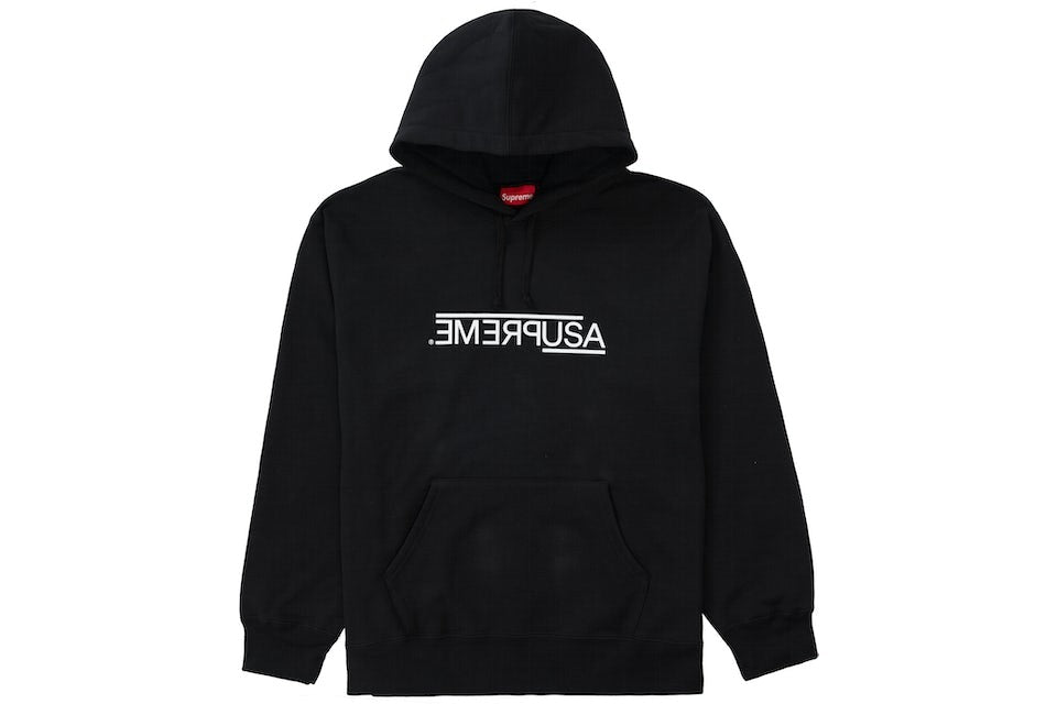 Supreme - USA Hooded Sweatshirt 'Black'