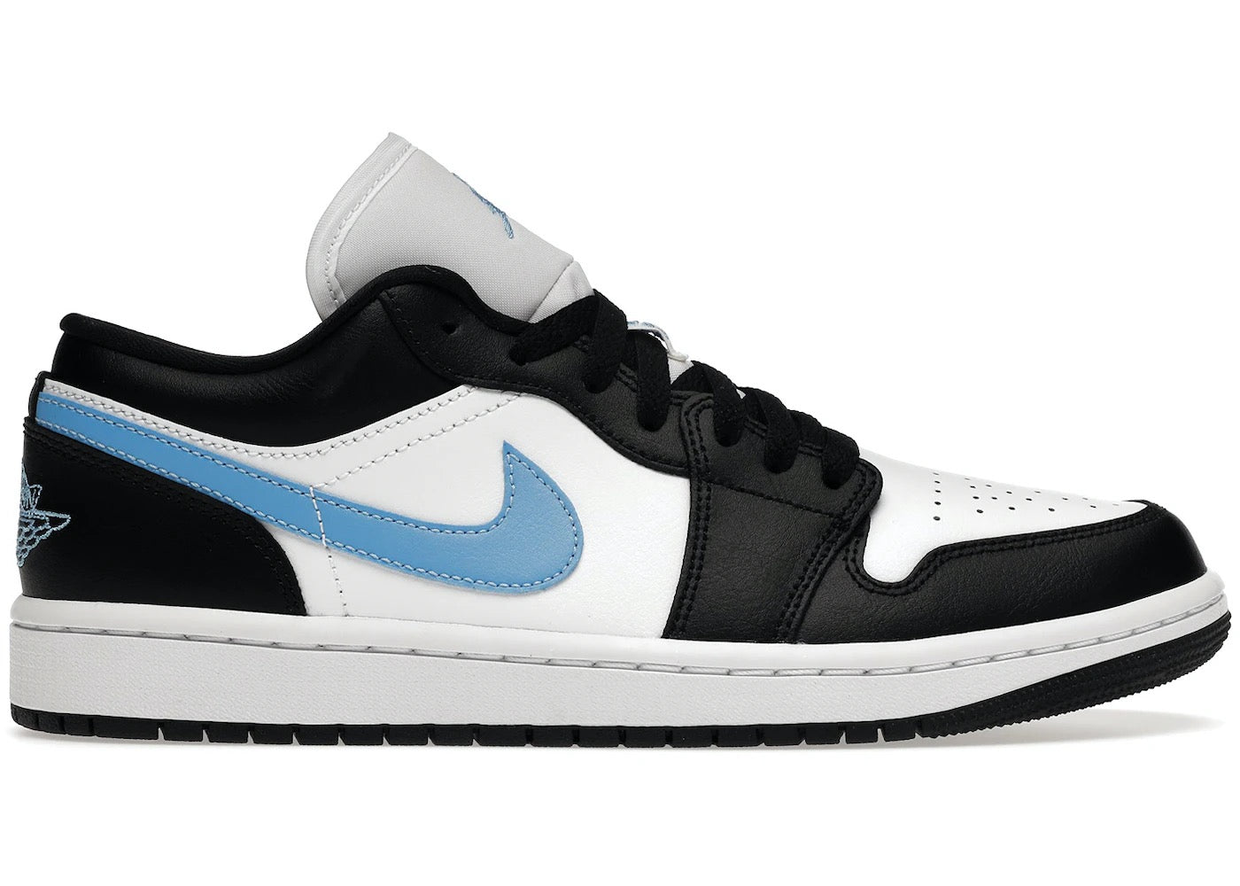 Jordan 1 Low Black University Blue White (Women's) - DC0774-041