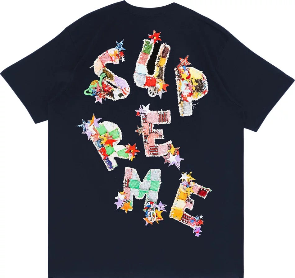 Supreme - Patchwork Tee 'Navy'