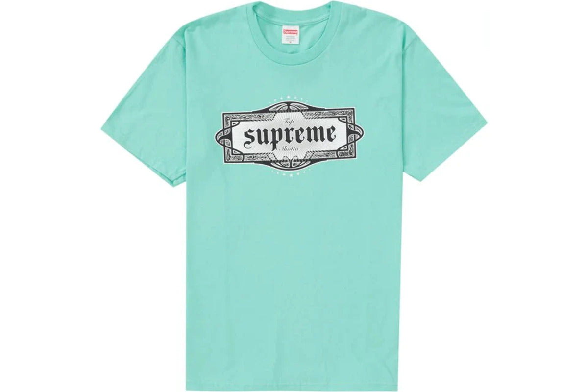 Supreme - Top Shotta Tee 'Teal'