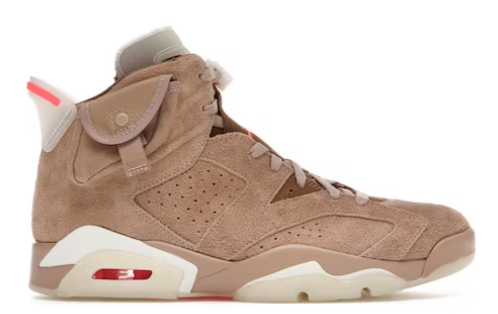 Jordan 6 Retro Travis Scott British Khaki - DH0690-200