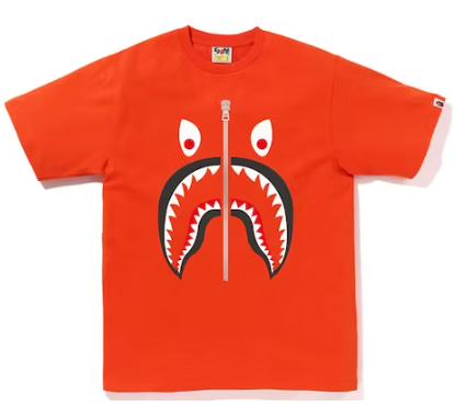 BAPE - Mad Shark Tee 'Orange'