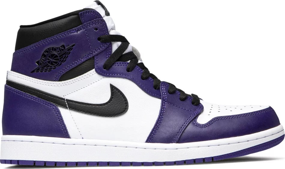 Jordan 1 Retro High Court Purple White - 555088-500