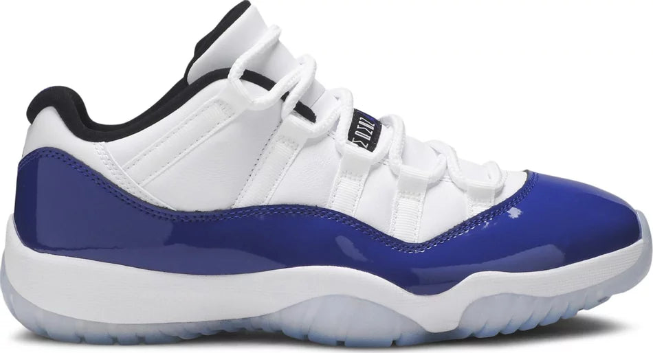 Jordan 11 Retro Low White Concord (Women's) - AH7860-100