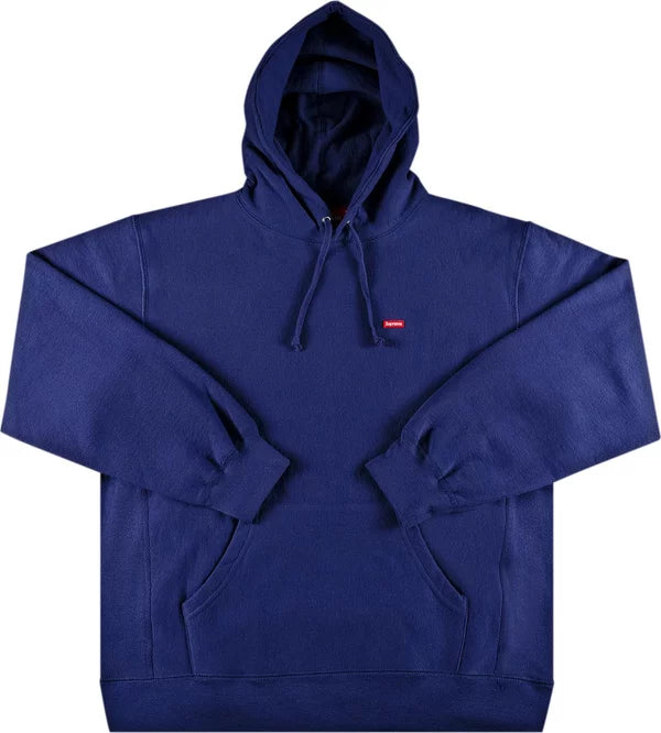 Supreme - Small Box Hooded Sweatshirt 'Washed Navy'