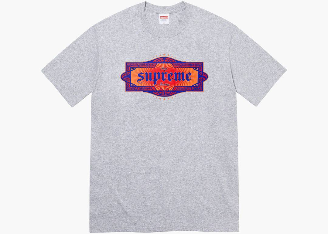 Supreme - Top Shotta Tee 'Heather Grey'