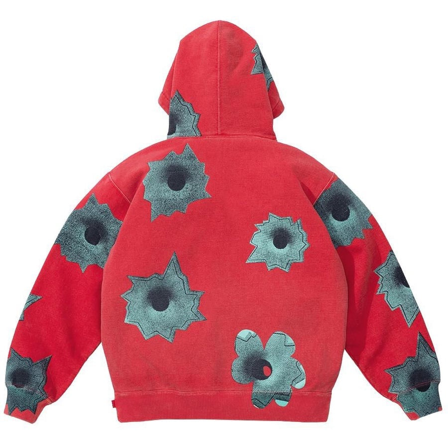 Supreme - Nate Lowman Hooded Sweatshirt 'Red'